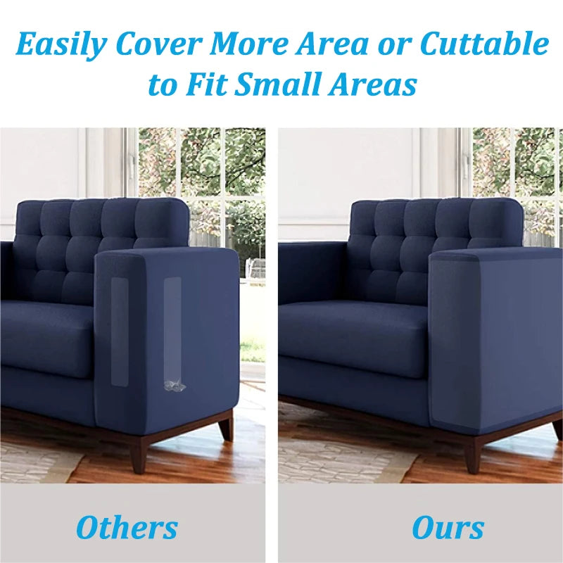 Protect Your Furniture with 2Pcs Self-Adhesive Cat Scratch Sofa Pads - Durable Anti-Cat Scratch Stickers