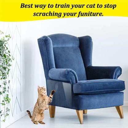 Protect Your Furniture with 2Pcs Self-Adhesive Cat Scratch Sofa Pads - Durable Anti-Cat Scratch Stickers
